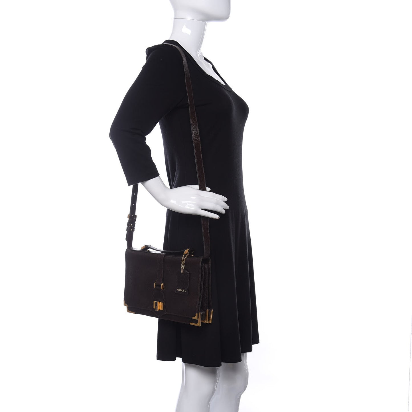 Vitello Classico No.1 Satchel Dark Brown