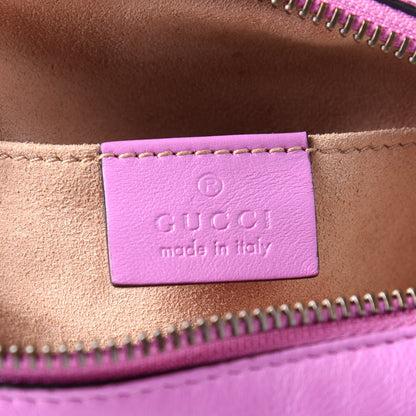 Gucci Calfskin Matelasse Mini GG Marmont Chain Shoulder Bag Candy Mousse 6 of 9
