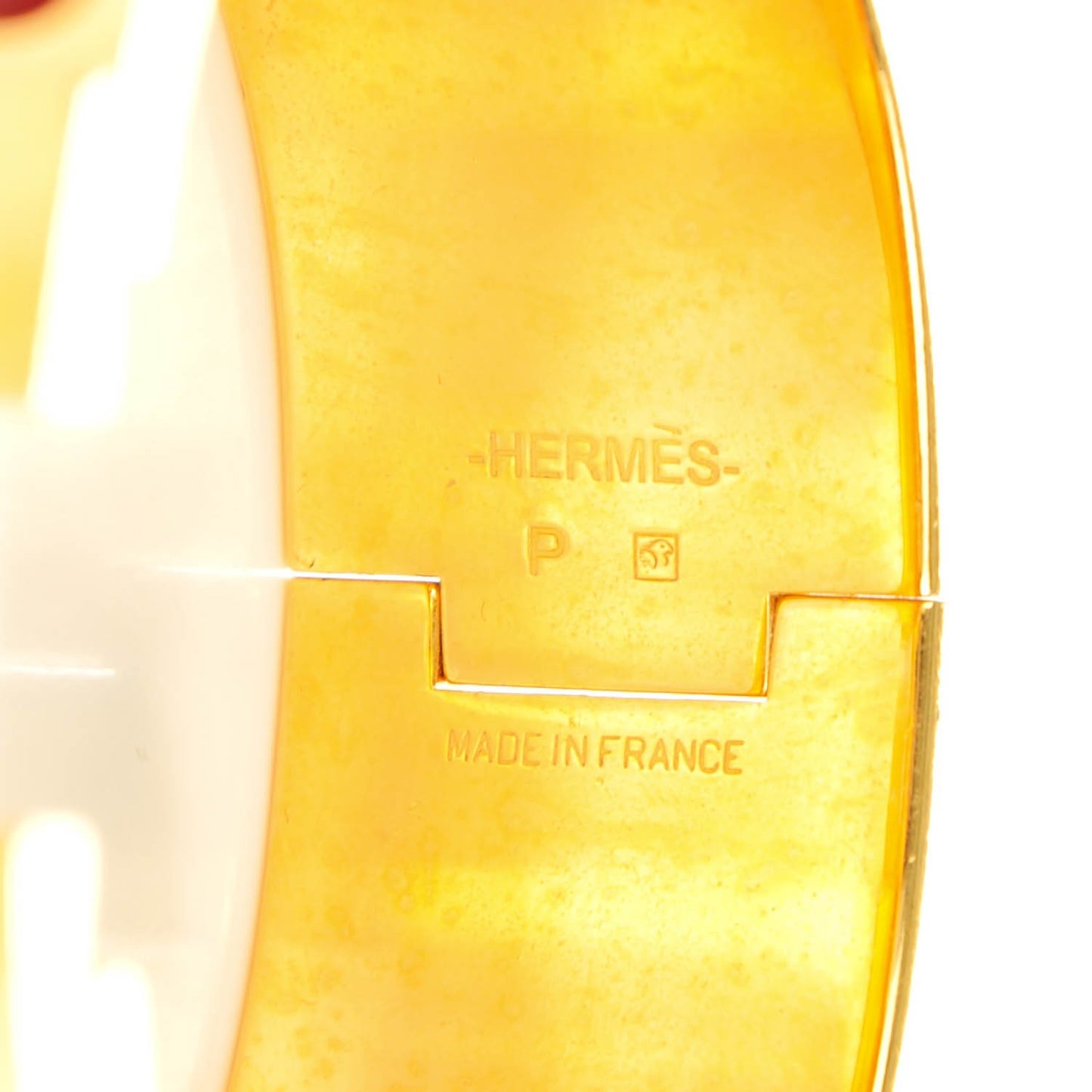 Enamel Wide Clic Clac H Bracelet PM Rouge H