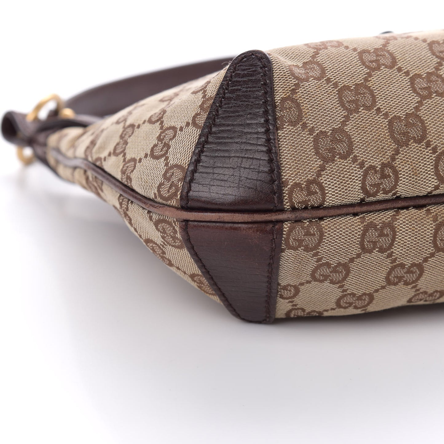 Monogram Horsebit Hobo Brown