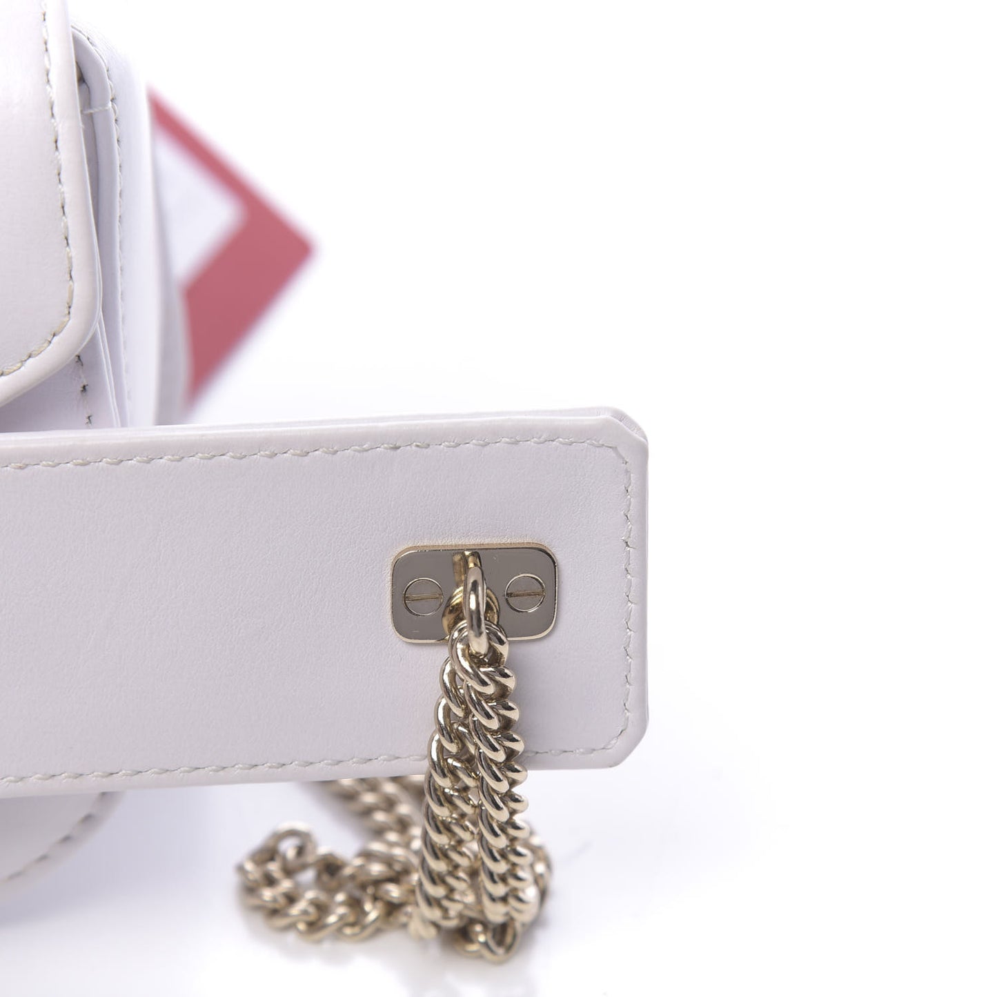 Calfskin VLTN Small Shoulder Bag White