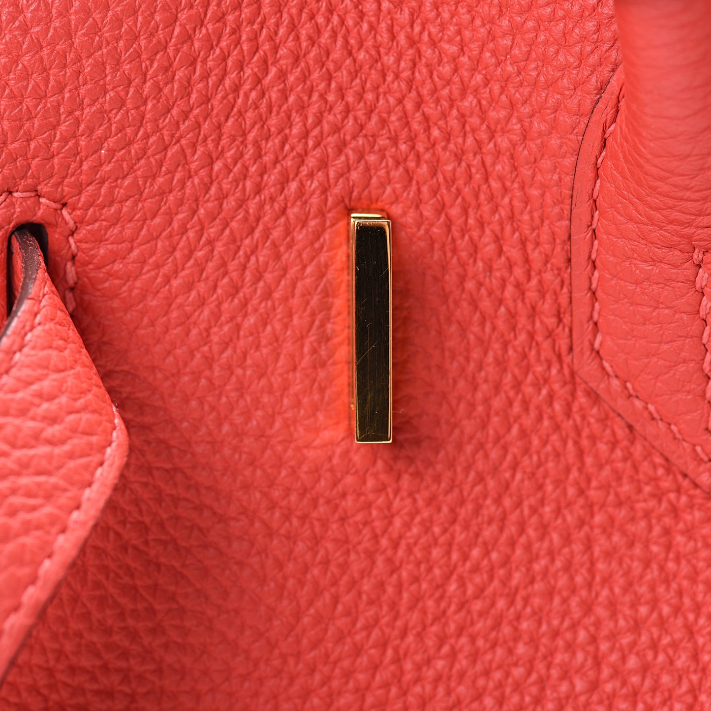 Togo Birkin 30 Rouge Pivoine