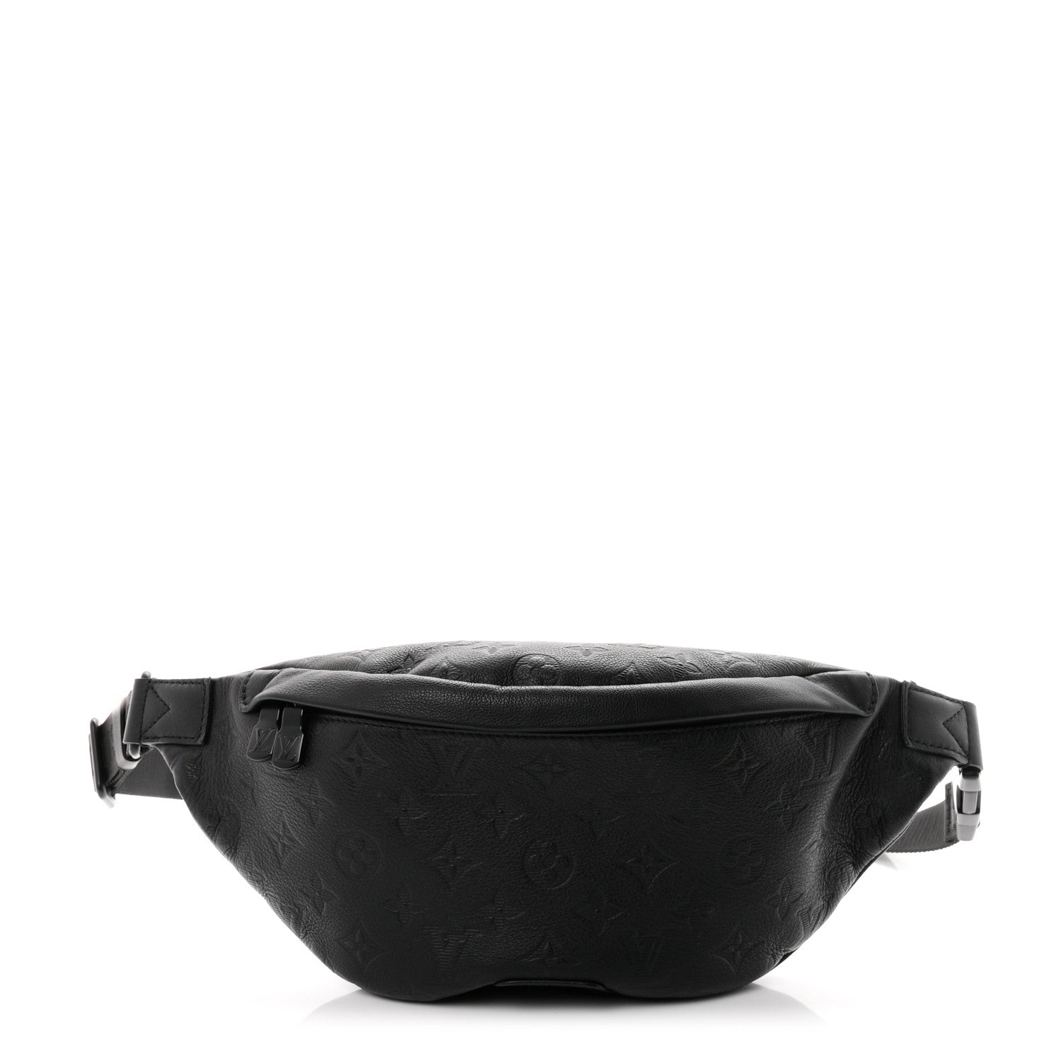 Louis Vuitton Calfskin Monogram Shadow Discovery Bumbag Black 1 of 8