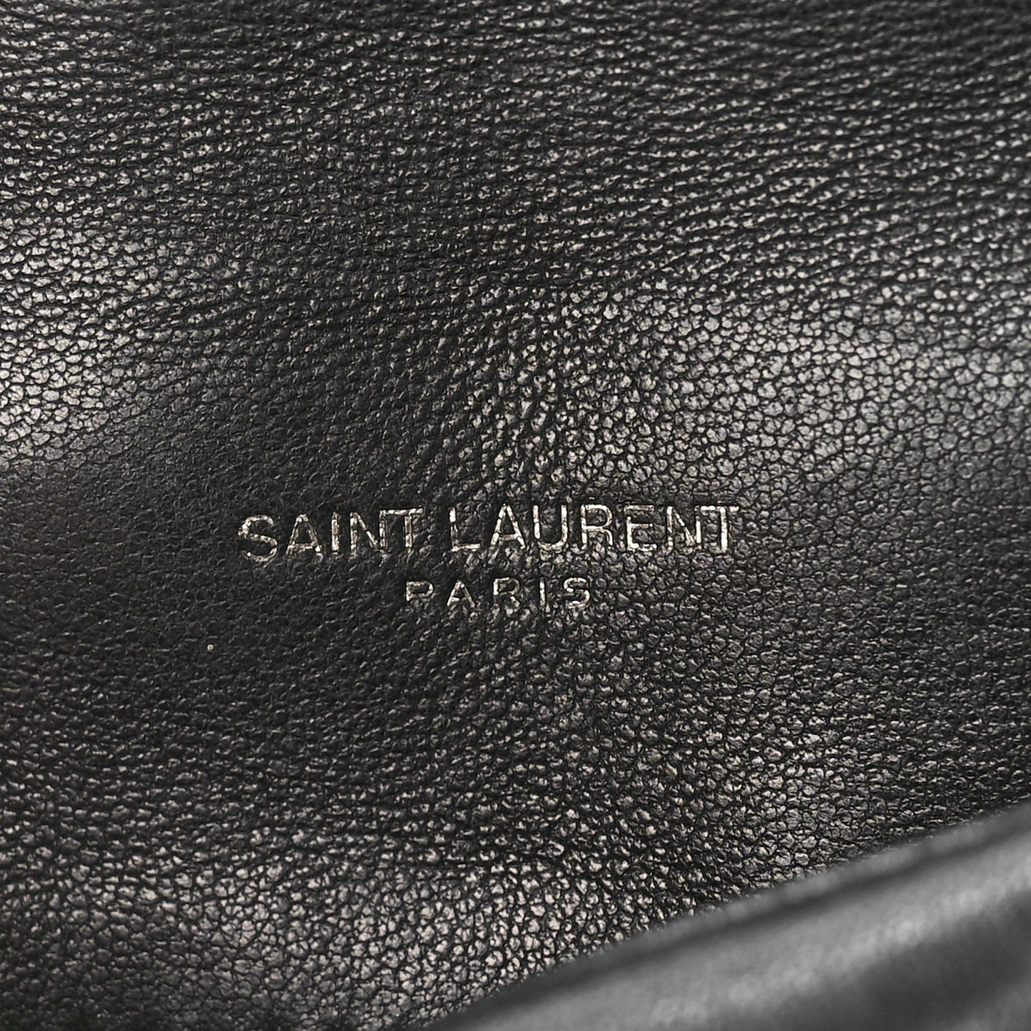 Lambskin Quilted Toy Loulou Puffer Monogram Monochrome Chain Satchel Black
