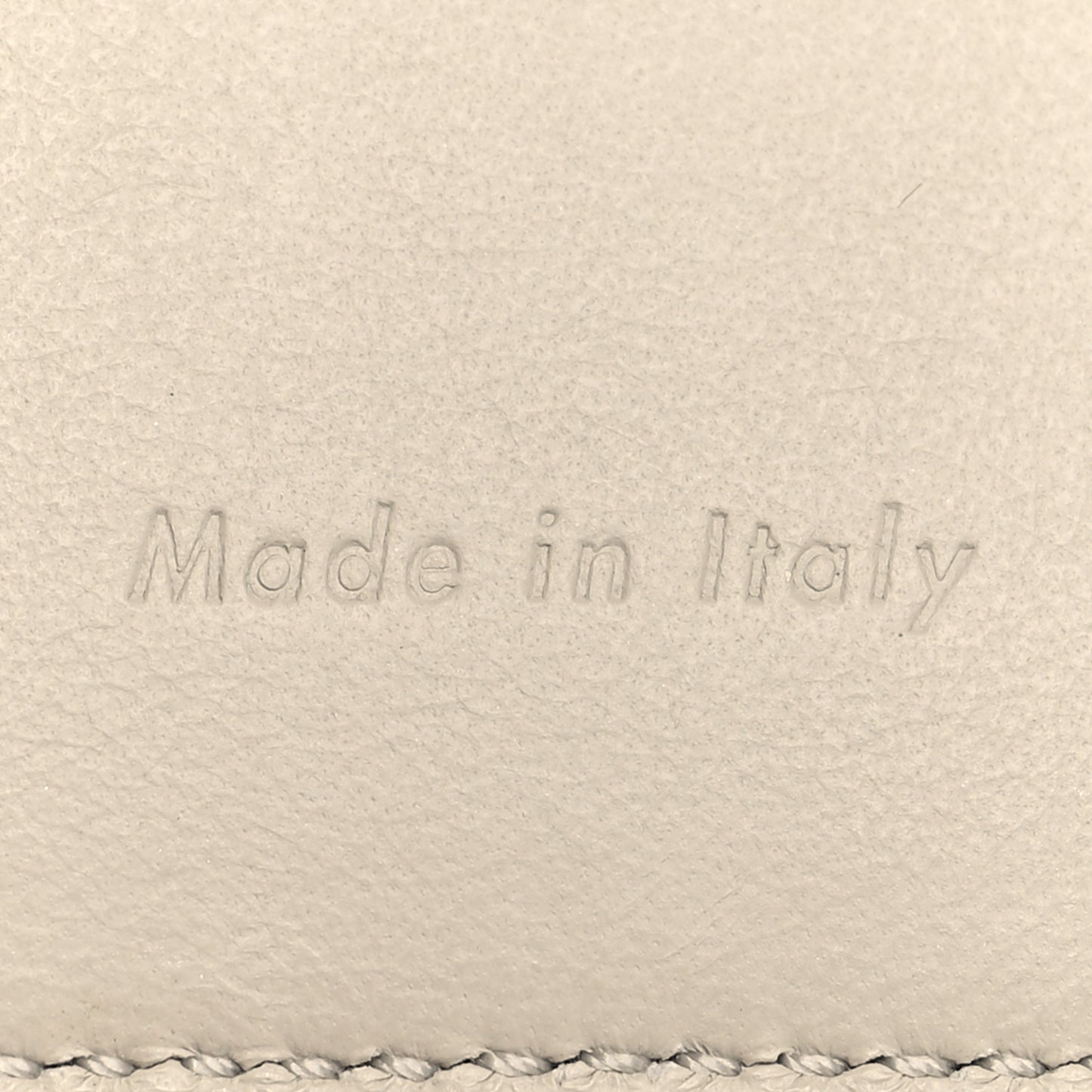 Grained Calfskin Medium Multifunction Strap Wallet Black Chalk