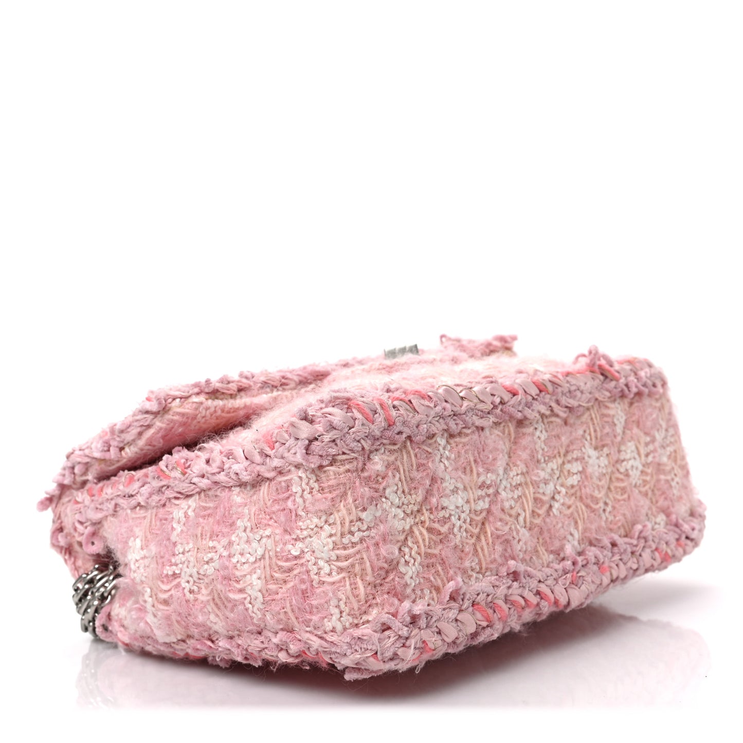 Tweed Braid Mini Reissue Square Flap Pink