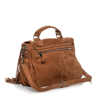 Proenza Schouler Suede Fringe Medium PS1 Satchel Dune 4 of 6