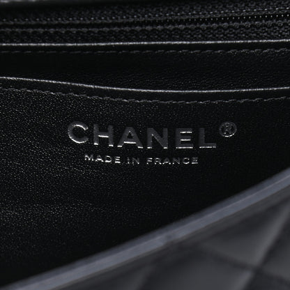 Chanel Lambskin Quilted Mini Rectangular Flap So Black 5 of 8
