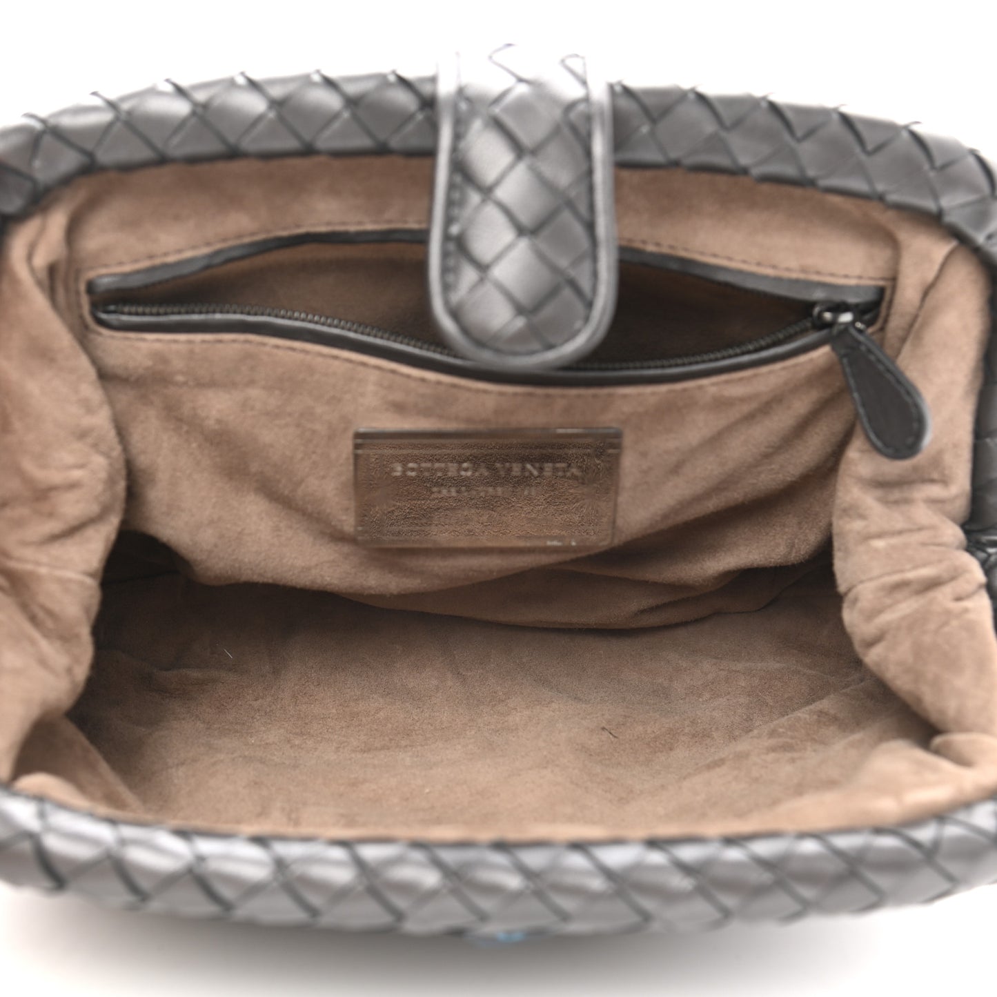 Nappa Intrecciato The Lauren 1980 Clutch Ebano