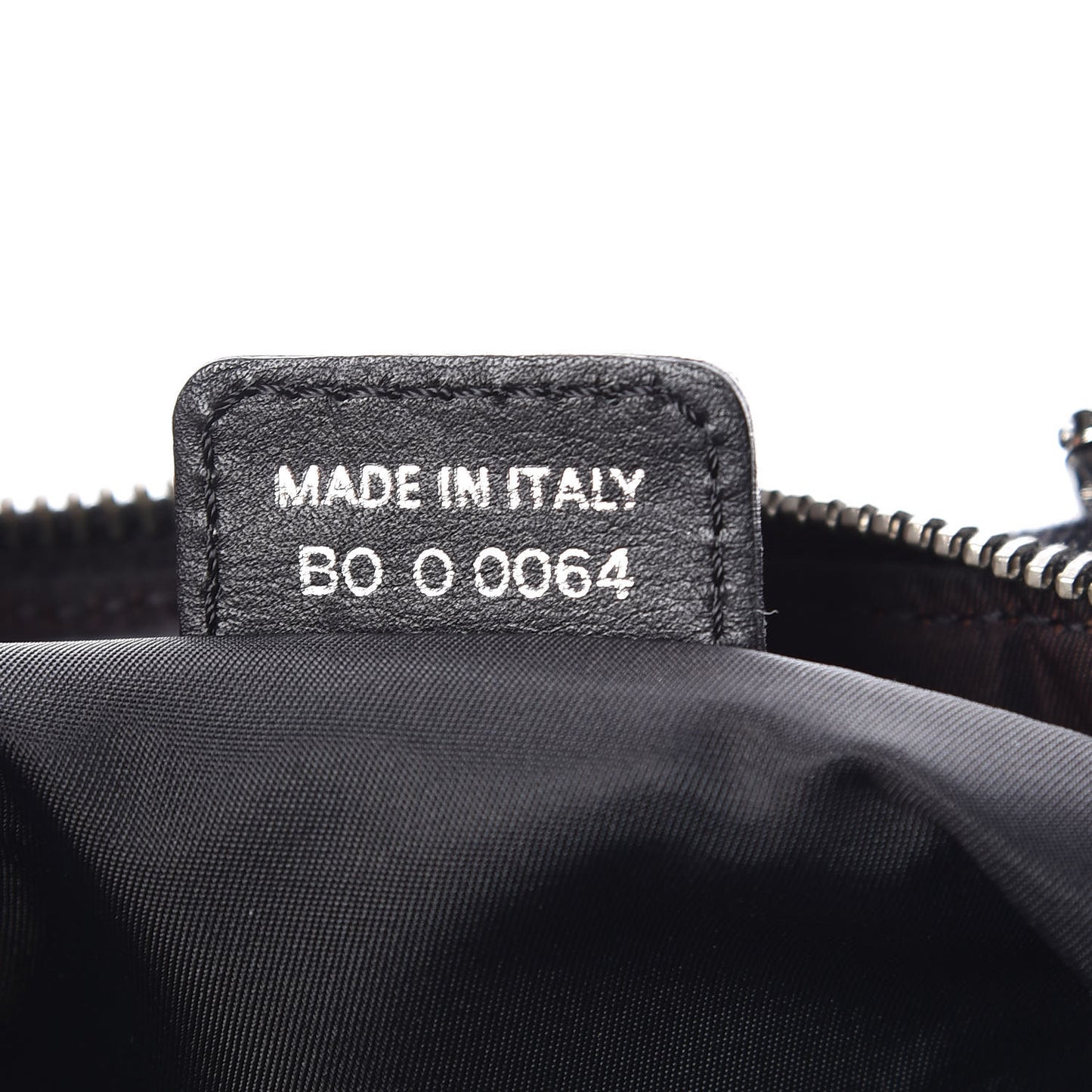 Denim Monogram Charms Shoulder Bag Black