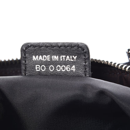 Christian Dior Denim Monogram Charms Shoulder Bag Black 7 of 13