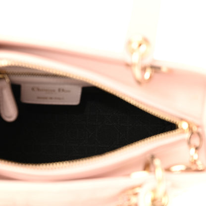 Christian Dior Lambskin Cannage Medium Lady Dior Light Pink 5 of 11