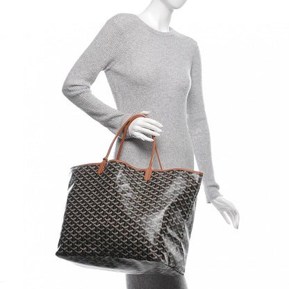 Goyard Goyardine Saint Louis GM Black Gold 2 of 8