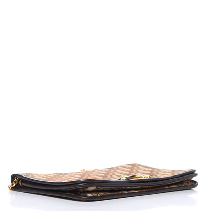 Christian Dior Monogram Chain Flap Brown 4 of 12