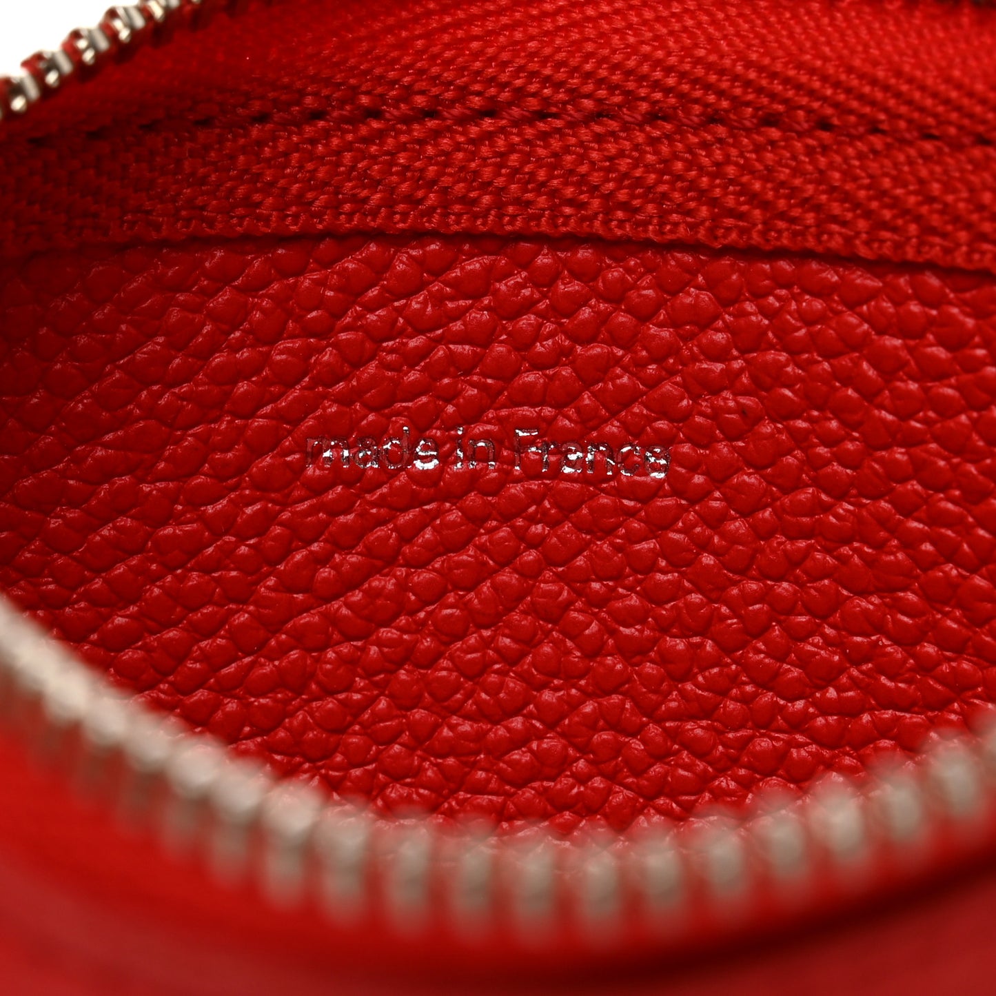 LV X YK Empreinte Infinity Dots Key Pouch Red White