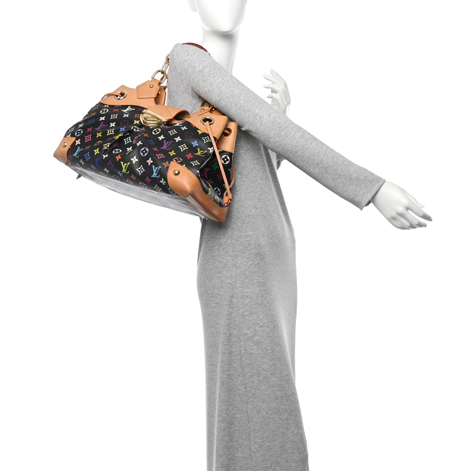 Louis Vuitton Monogram Multicolor Ursula Black 2 of 12