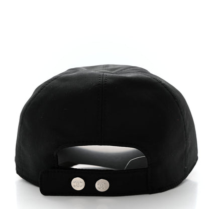 Chanel Cotton CC Cap Hat Black 6 of 9
