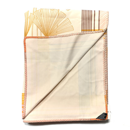 Hermes Wool Cashmere Palmarum Fortunei Blanket Rose Peche Jade 2 of 3