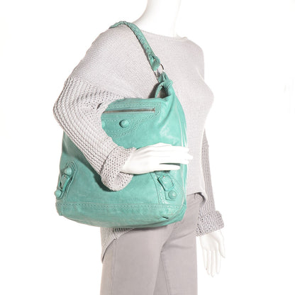 Balenciaga Agneau Giant Brogues Hardware Day Hobo Papeete 3 of 10