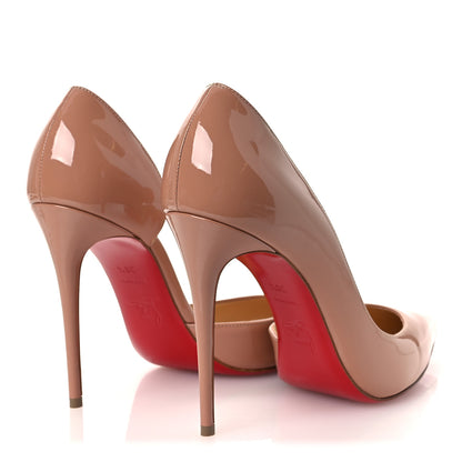 Christian Louboutin Patent Iriza 100 Pumps 38.5 Nude 5 of 12