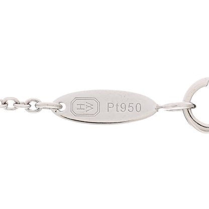 Harry Winston Platinum Diamond Ruby HW Logo Pendant Necklace 5 of 6