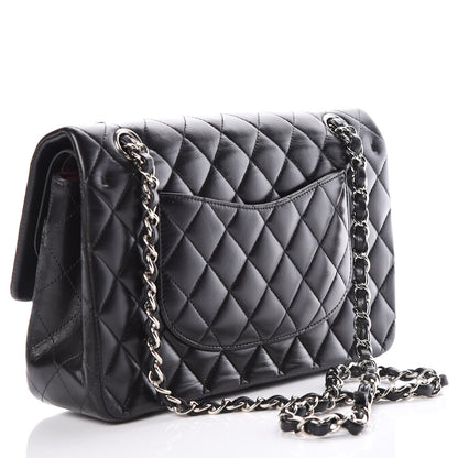 Chanel Lambskin Quilted Medium Double Flap Black 3 of 9