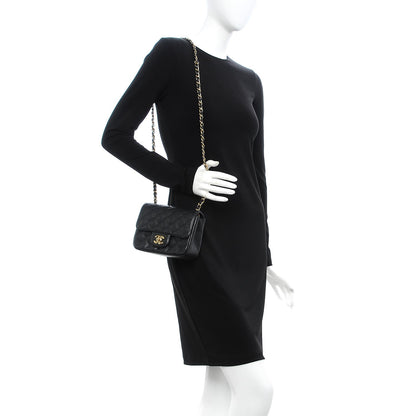 Chanel Caviar Quilted Mini Square Flap Black 2 of 10