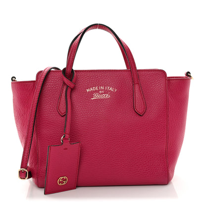 Gucci Dollar Calfskin Mini Swing Top Handle Bag Peonia Flower 1 of 11