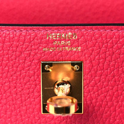 Hermes Togo Kelly Retourne 25 Framboise 5 of 8
