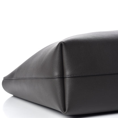 Saint Laurent Calfskin Large Shopping Tote Coal 10 of 13