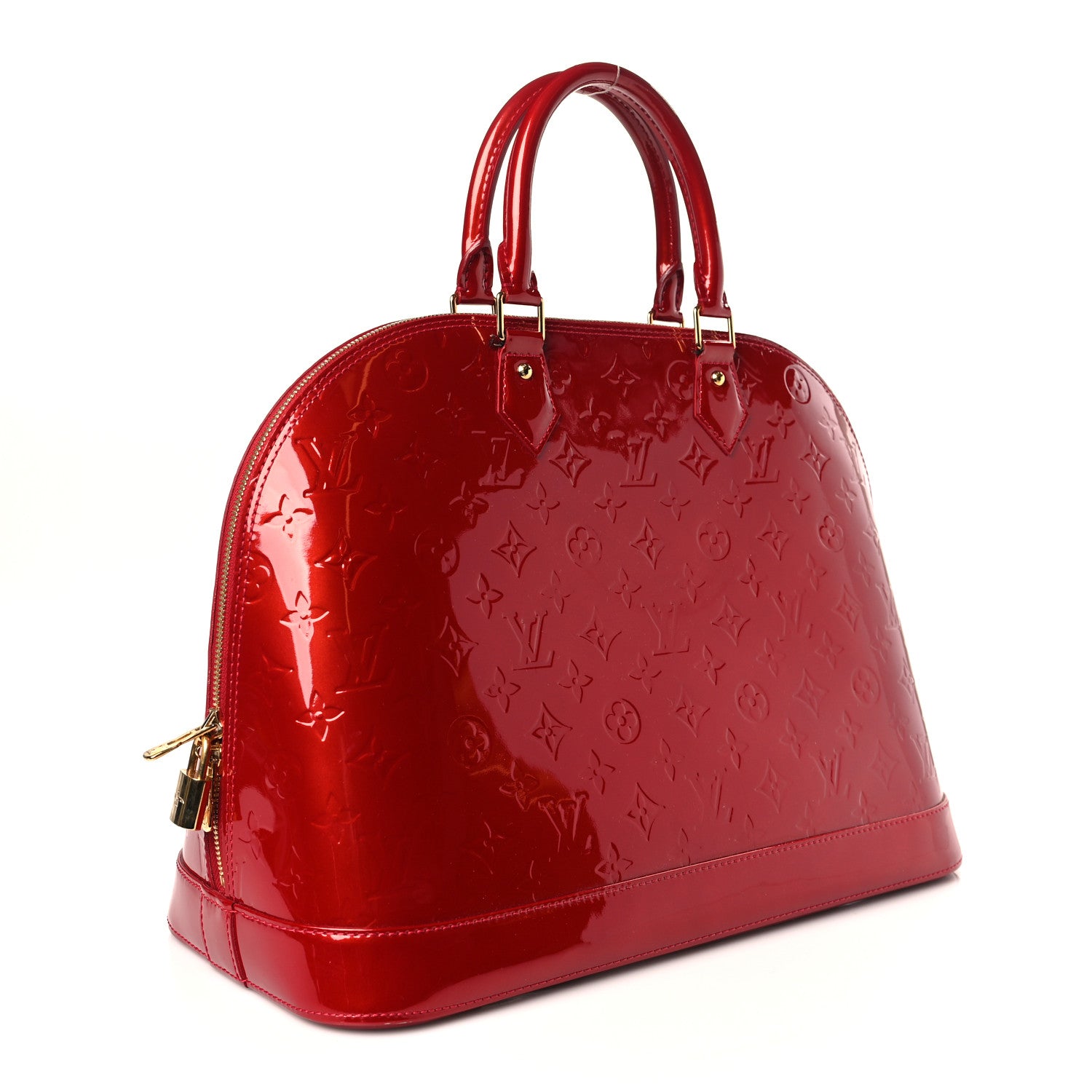 Louis Vuitton Vernis Alma GM Pomme D'Amour 3 of 9
