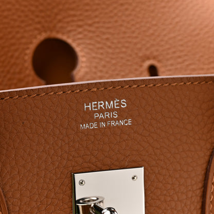 Hermes Togo Swift Officier Birkin 35 Gold Ambre 5 of 9