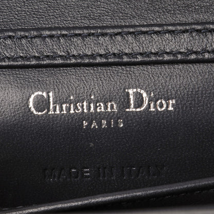 Christian Dior Metallic Patent Micro-Cannage Baby Diorama Flap Bag Silver 7 of 8