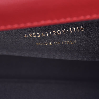 Saint Laurent Calfskin Monogram Large Belle De Jour Clutch Red 7 of 11