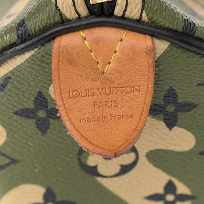 Louis Vuitton Monogramouflage Speedy 35 6 of 13