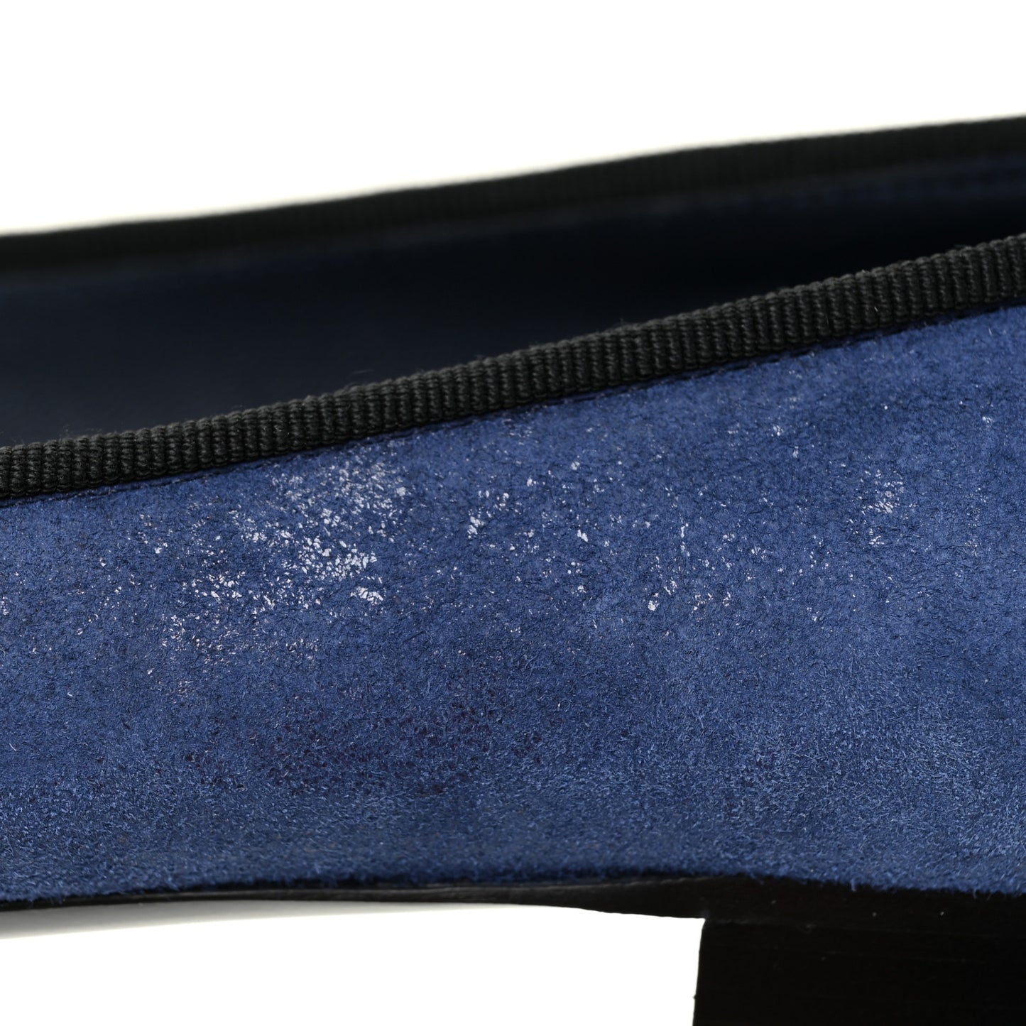 Suede Cap Toe CC Ballerina Flats 37 Blue Black