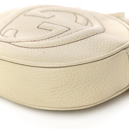 Gucci Pebbled Calfskin Mini Soho Chain Bag Off White 10 of 14
