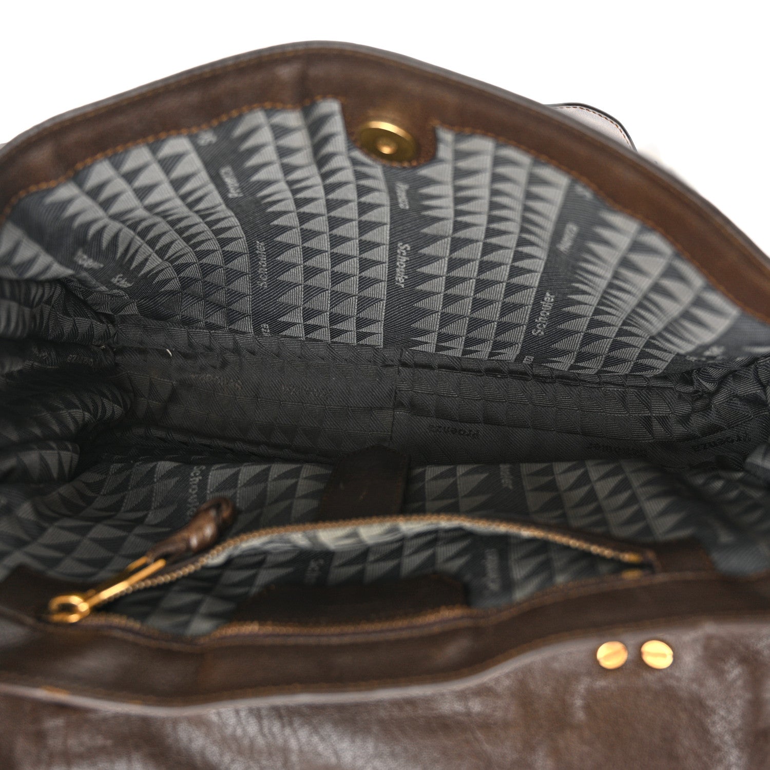 Proenza Schouler Lambskin Medium PS1 Satchel Dark Chocolate 5 of 10