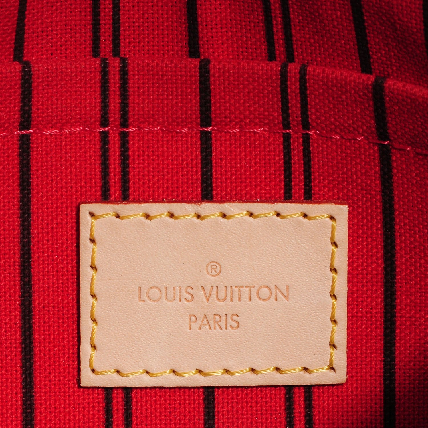 Louis Vuitton Monogram Neverfull MM GM Pochette Cherry 6 of 8