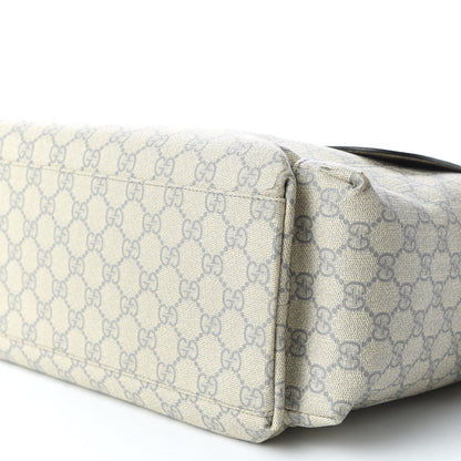 Gucci GG Plus Monogram Messenger Diaper Bag Ecru Grigio 7 of 9