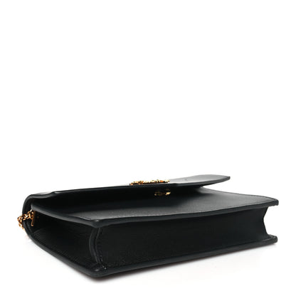 Versace Vitello Virtus Wallet on Chain Black 4 of 9