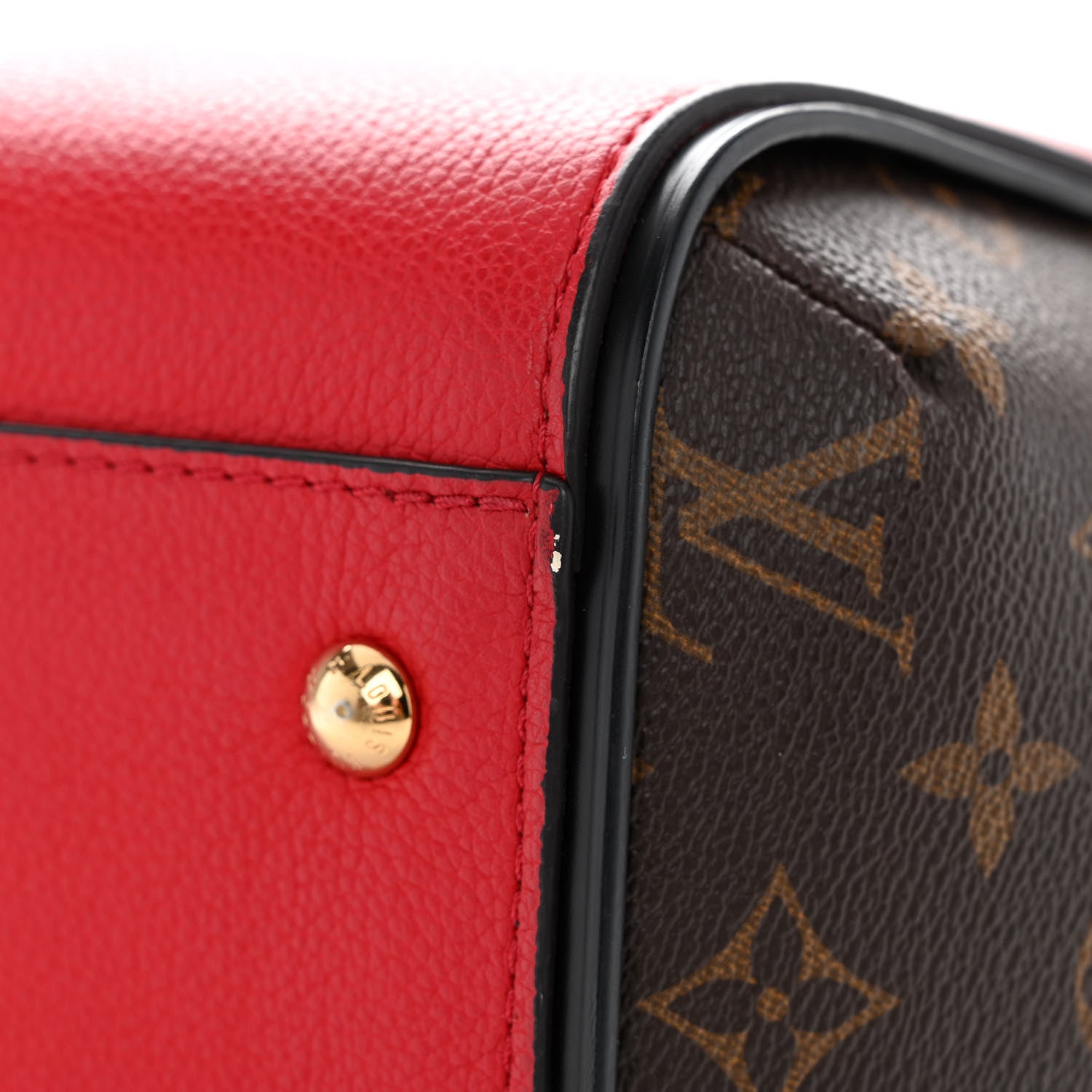 Louis Vuitton Calfskin Monogram Kimono Tote Cherry 10 of 10