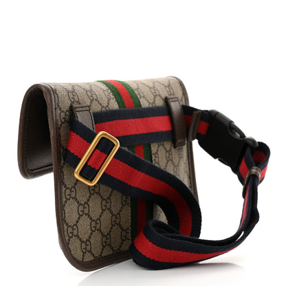 Gucci GG Supreme Monogram Web Small Ophidia Belt Bag Brown 3 of 10