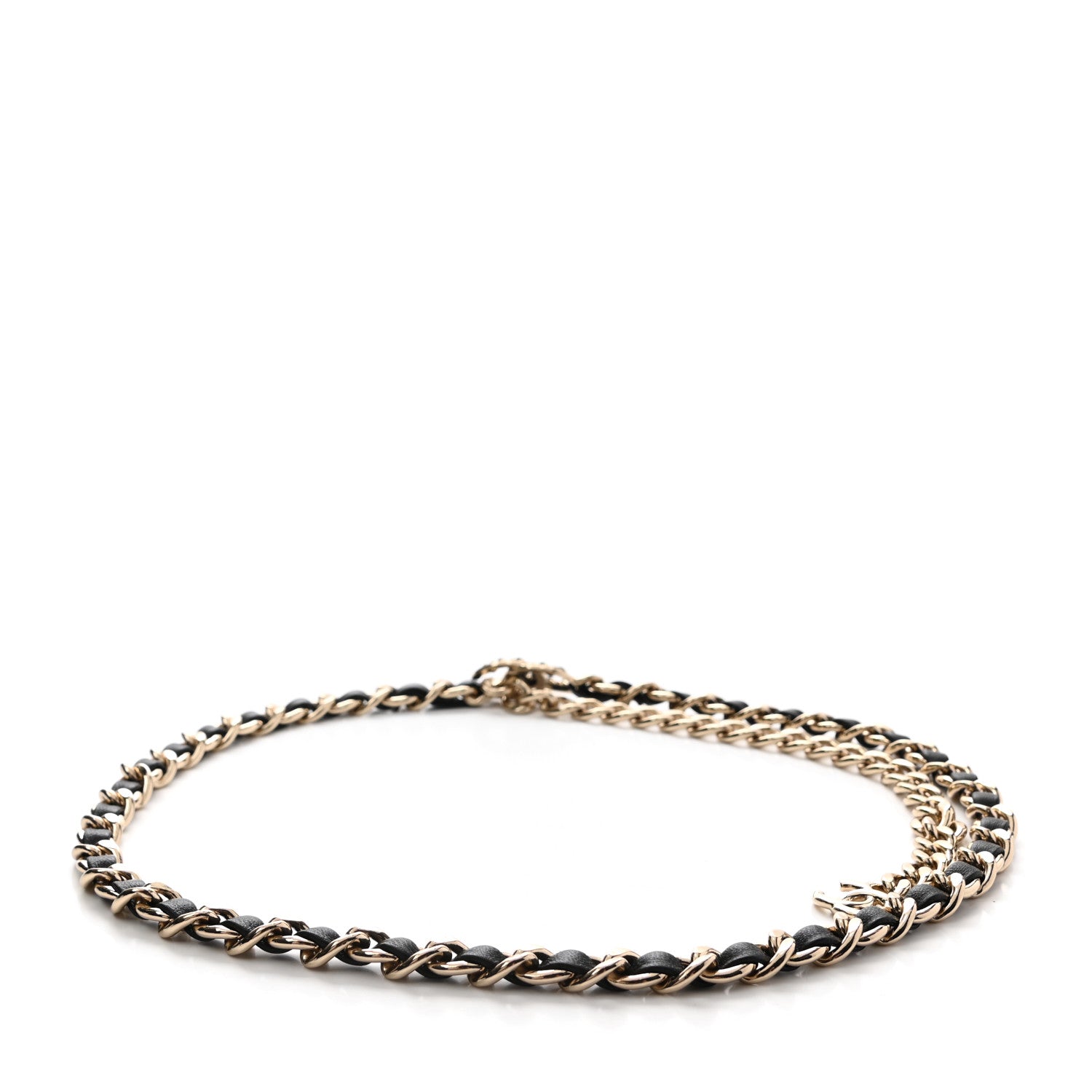 Chanel Lambskin Chain CC Belt Black Gold 2 of 5
