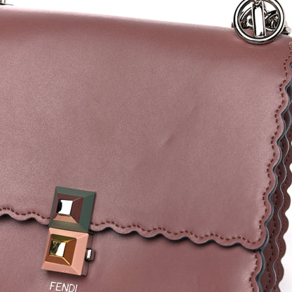 Fendi Vitello Liberty Scalloped Studded Small Kan I Shoulder Bag English Rose 11 of 14