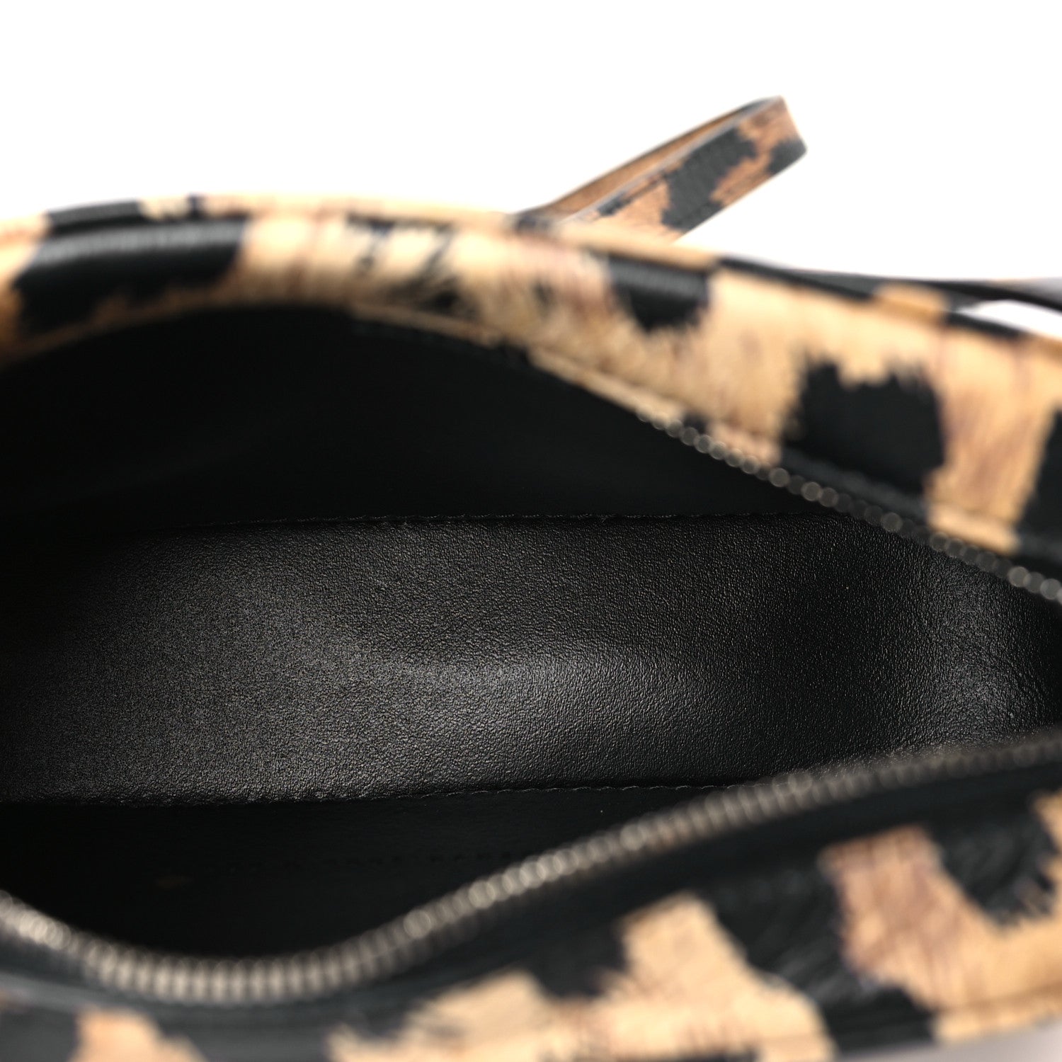 Balenciaga Calfskin Printed Leopard XS Everyday Camera Bag Beige White 5 of 8