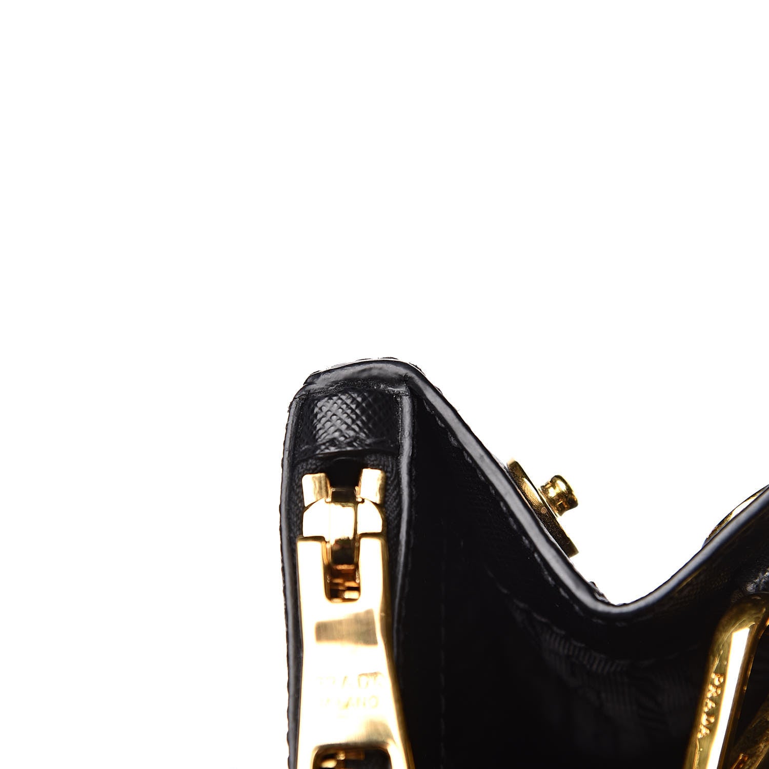 Prada Saffiano Small Galleria Double Zip Tote Black 10 of 15