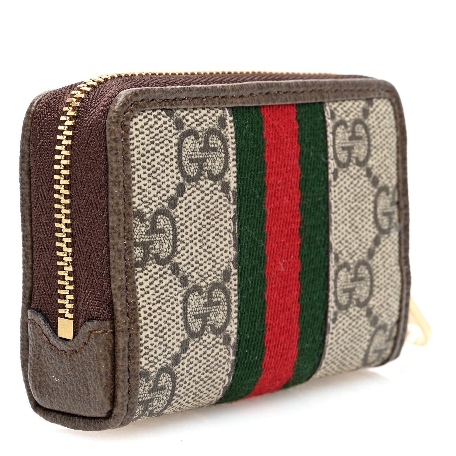 Gucci GG Supreme Monogram Web Ophidia Playing Card Case Beige New Acero 4 of 9