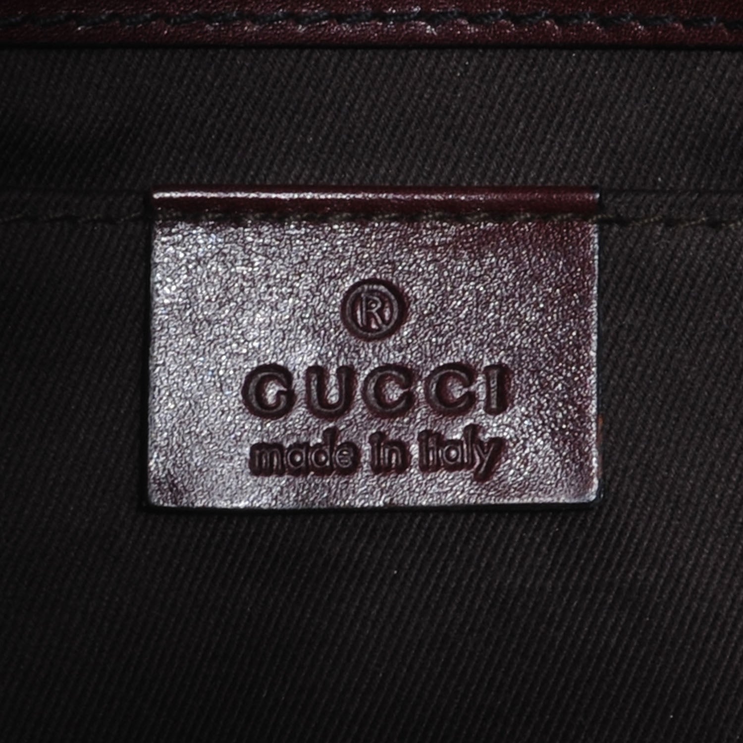 Gucci Monogram Studded Horsebit Clutch Ebony 6 of 7