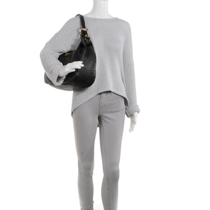 Prada Soft Calf Hobo Nero Black 2 of 8